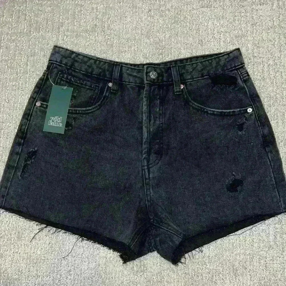 wild fable Pants - NWT WILD FABLE SUPER HIGH RISE CUT OFF SHORTS